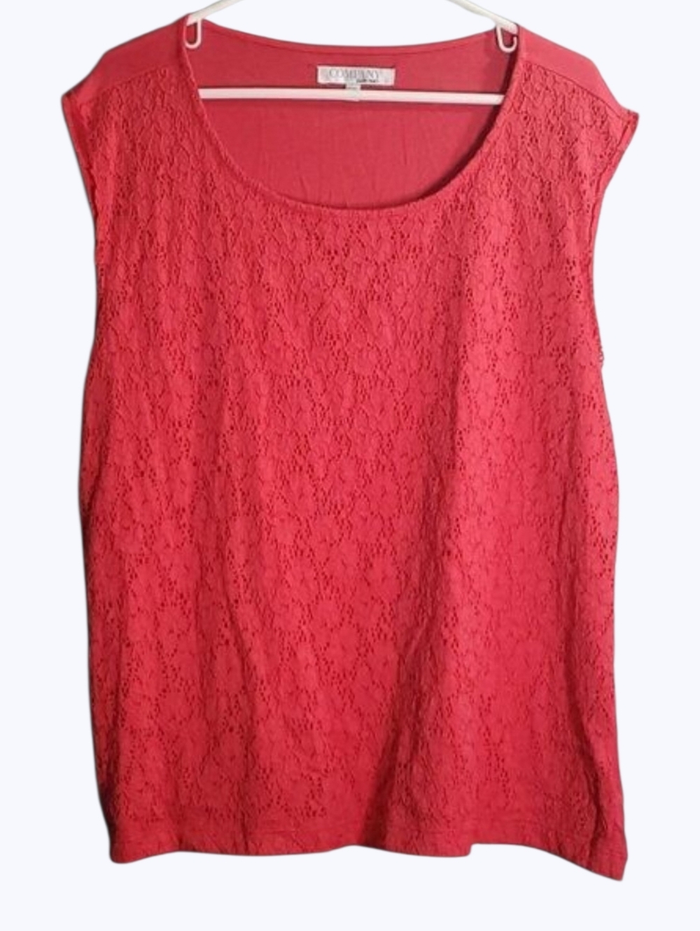 Company Ellen Tracy women's size xxl  sleeveless blouse top shirt coral …